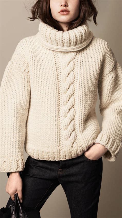 Burberry Brit Alpaca Printed Sweater 